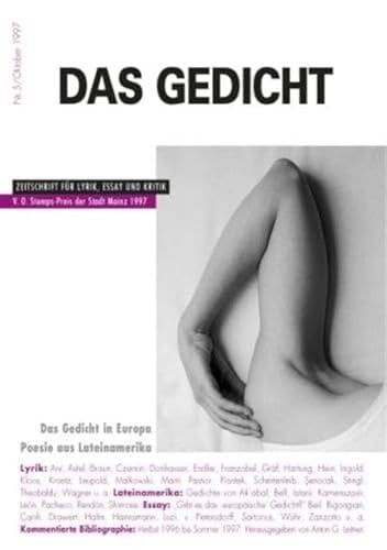 Das Gedicht Zeitschrift für Lyrik, Essay und Kritik