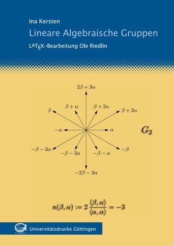 Lineare algebraische Gruppen