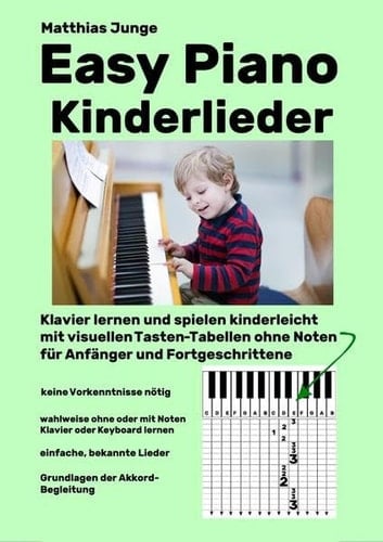Easy Piano Kinderlieder Klavier lernen und spielen kinderleicht für Anfänger