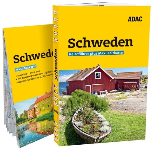 ADAC Reiseführer plus Schweden Mit Maxi-Faltkarte und praktischer Spiralbindung