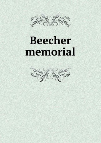 Beecher memorial