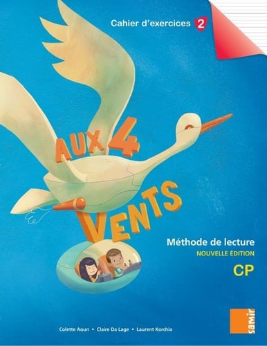 Méthode de lecture CP Aux 4 vents Cahier d'exercice 2