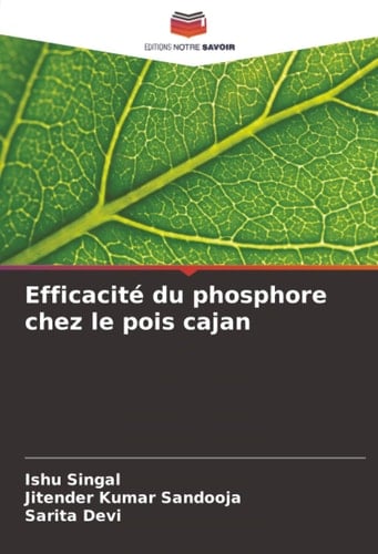 Efficacité du phosphore chez le pois cajan