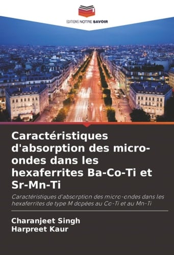 Caractéristiques d'absorption des micro-ondes dans les hexaferrites Ba-Co-Ti et Sr-Mn-Ti: Caractéristiques d'absorption des micro-ondes dans les hexaferrites de type M dopées au Co-Ti et au Mn-Ti