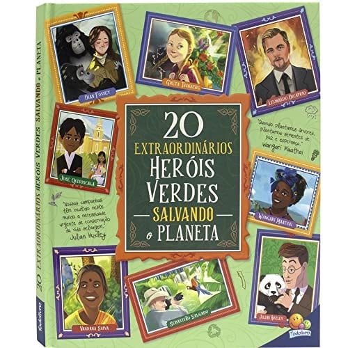 livro historias extraordinarias 20 herois verdes extraordin Ed. 2022