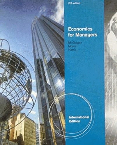 ECONOMICS FOR MANAGERS