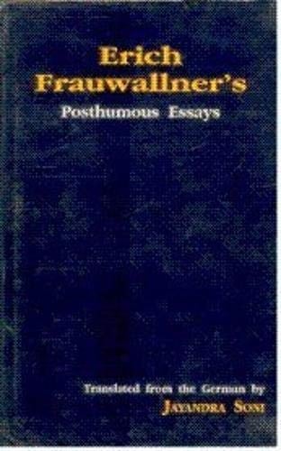 Erich Frauwallner's posthumous essays