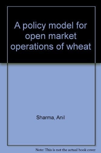 A policy model for open market operations of wheat