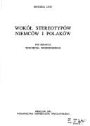 Wokół stereotypów Niemców i Polaków (Acta Universitatis Wratislaviensis) (Polish Edition)