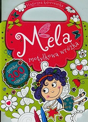 Mela motylkowa wróżka magiczna kolorowanka