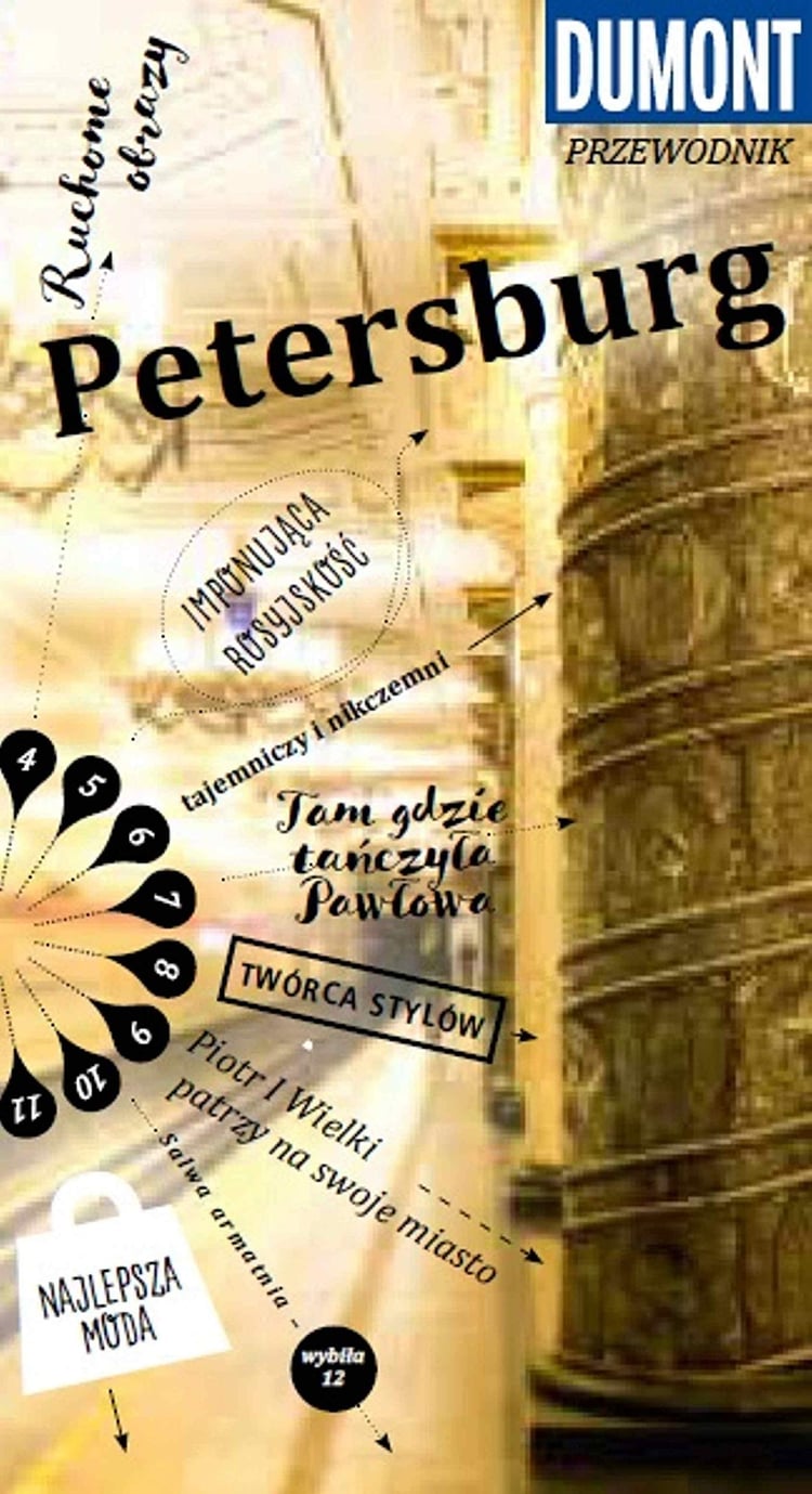Petersburg: Przewodnik Dumont z mapa (Polish Edition)