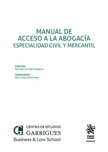 Manual de acceso a la abogacía especialidad Civil y Mercantil