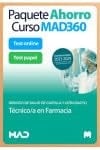 Paquete Ahorro Curso MAD360 + Test PAPEL y ONLINE Técnico/a en Farmacia Servicio de Salud de Castilla y León (SACYL)