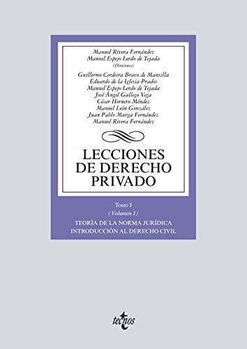 Lecciones de derecho privado Teoria de la norma jurídica.Introducción al derecho civil