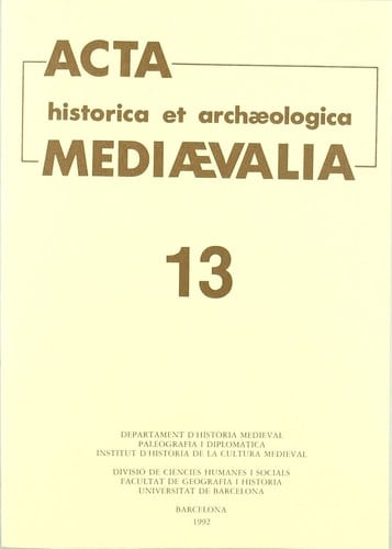 Acta historica et archaeologica mediaevalia 13