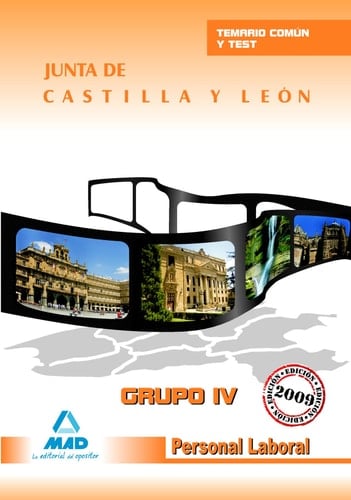 Grupo iv personal laboral de la junta de castilla y león. Temario y test parte general