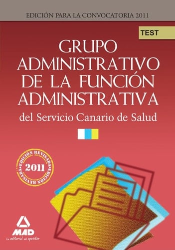Grupo Administrativo de la función administrativa del Servicio Canario de Salud - Test