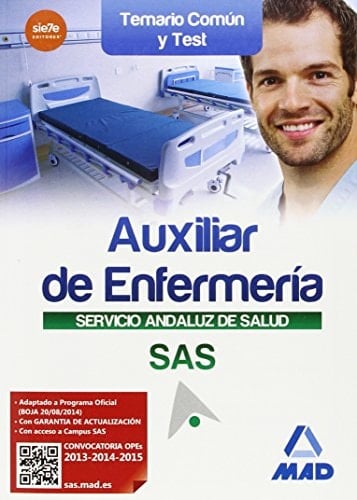 Auxiliar Enfermería del Servicio Andaluz de Salud. Temario común y test (Spanish Edition)
