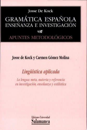 Gramática española enseñanza e investigación