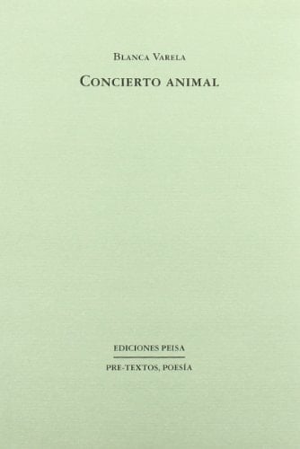 Concierto animal ( Poesía) (Spanish Edition)