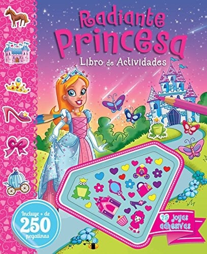 RADIANTE PRINCESA (PEGATINAS CRISTAL) (Spanish Edition)