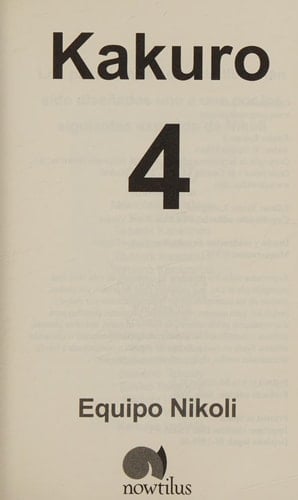 Kakuro 4