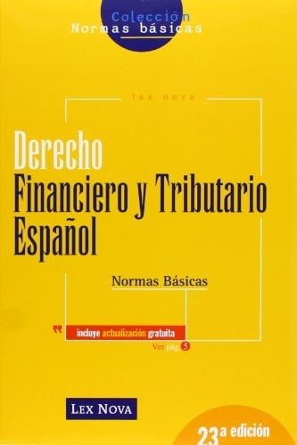 Derecho financiero y tributario español normas básicas