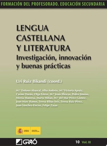 Lengua castellana y literatura. Investigación, innovación y buenas prácticas