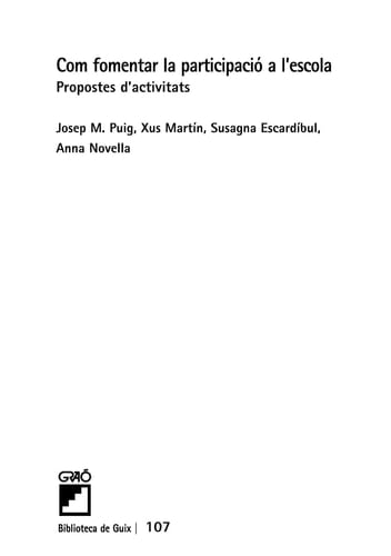Com fomentar la participació a l'escola