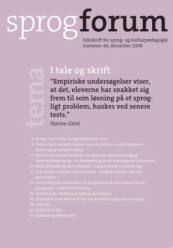 I tale og skrift