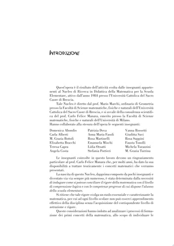 Nel mondo dei numeri e delle operazioni