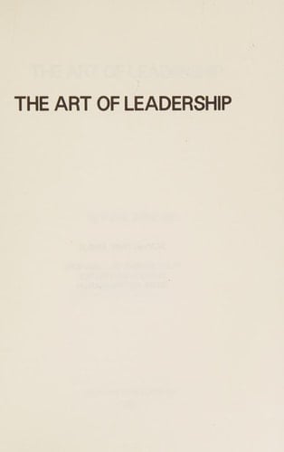 The Art of Leadership