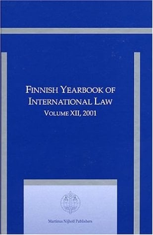 Finnish Yearbook of International Law 2001 Volume XII, 2001
