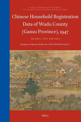 Chinese Household Registration Data of Wudu County (Gansu Province), 1947 (Volume 1) - Text and Data