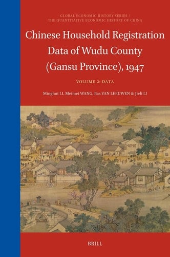 Chinese Household Registration Data of Wudu County (Gansu Province), 1947 (Volume 2) - Data