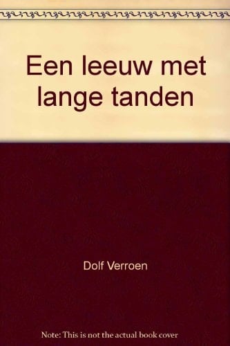 Een leeuw met lange tanden