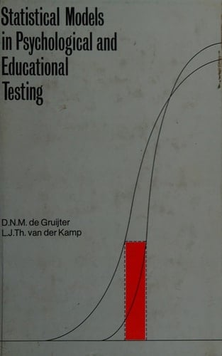 Statistical Models In Psycholo