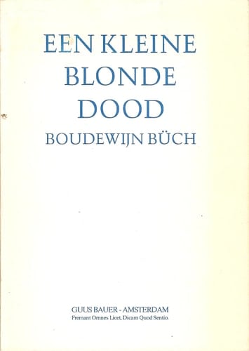 Een kleine blonde dood
