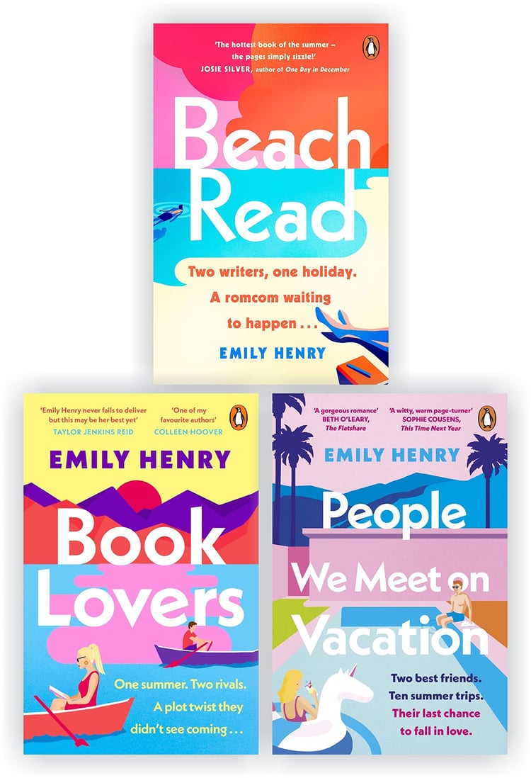Emily Henry 3 Books Collection Set ( Book Lovers , Beach Read, People We Meet on Vacation)