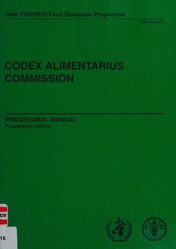 Codex Alimentarius Commission: Procedural Manual