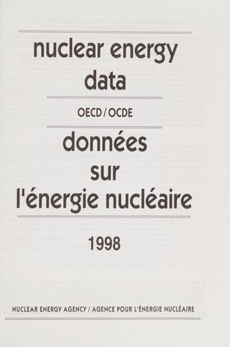 Nuclear Energy Data 1998
