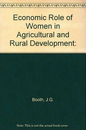 The Economic Role of Women in Agricultural and Rural Development Promoting Income-generating Activities : Summary Report of a Seminar