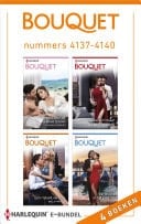 Bouquet e-bundel nummers 4137 - 4140 Gekust door de Griekse tycoon ; Onbereikbare minnaar ; Een riskant verzoek ; Verleiding in het palazzo 4-in-1