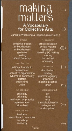 Making Matters A Vocabulary for Collective Arts