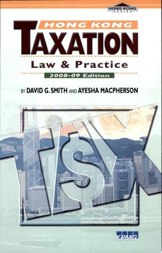 Hong Kong Taxation Law and Practice