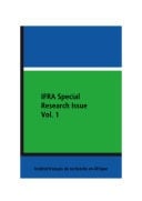 IFRA Special Research Issue Vol. 1