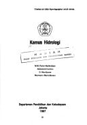 Kamus hidrologi