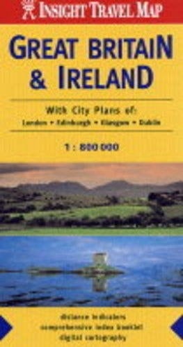 Insight Travel Map: Great Britain and Ireland
