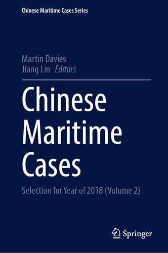 Chinese Maritime Cases Selection for Year of 2018 (Volume 2)