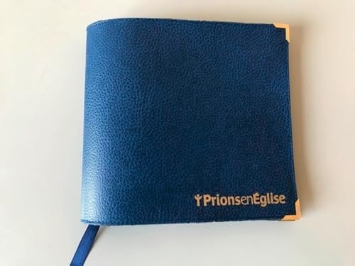 L'évangile au coeur de votre journée Couverture simili cuir bleu grand format